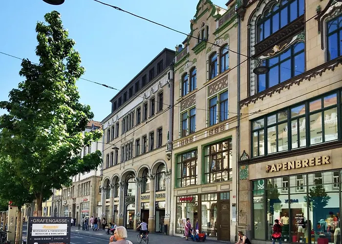 Daire Cozy Apartment In The Heart Of Erfurt 30 M² City View