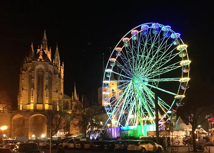 Daire Cozy Apartment In The Heart Of Erfurt 30 M² City View *